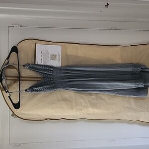 COPY - Dusty blue cotton natural dress size Large